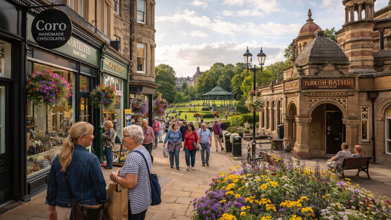 Harrogate Crowned UK’s Friendliest Town, Famous for Independent Shops, Turkish Baths, and Scenic Walks
