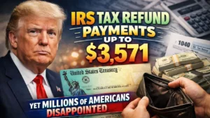 IRS Tax Refund Payments Up to $3,571 Yet Millions of Americans Disappointed